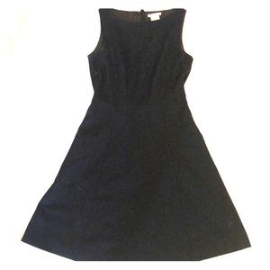 Navy blue H&M knee length dress
